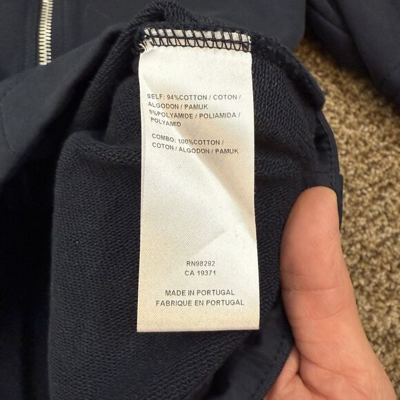 Tibi Quarter Zip Black Polo Blouse Women’s Sz XXS Oversized Contemporary - Picture 4 of 9